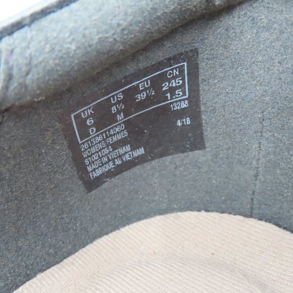 Clarks Collection Women 8.5 M Gray Shimmer Round Toe Ballet Flats Comfort Shoes - Picture 8 of 11